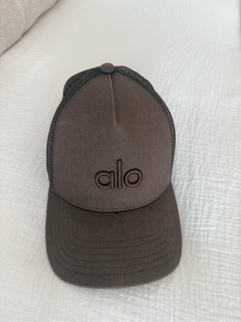 ALO Yoga Brown Mesh Trucker Hat